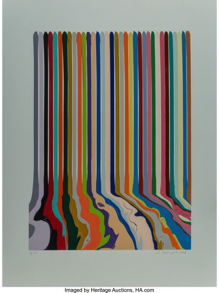 Ian Davenport, ‘Etched Lines; Thirty Four’, 2008