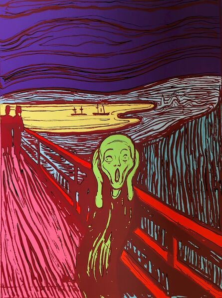 After Andy Warhol, ‘The Scream (Sunday B. Morning) (set of three)’, 2017