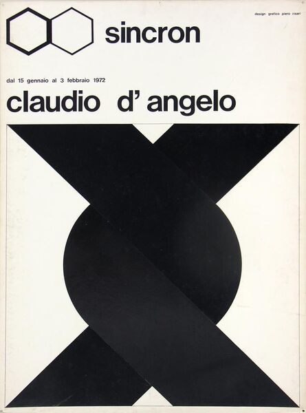 Claudio D'Angelo, ‘Bozzetto Sincron’, 1972
