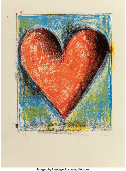 Jim Dine, ‘Carnegie Hall Heart’, 1986