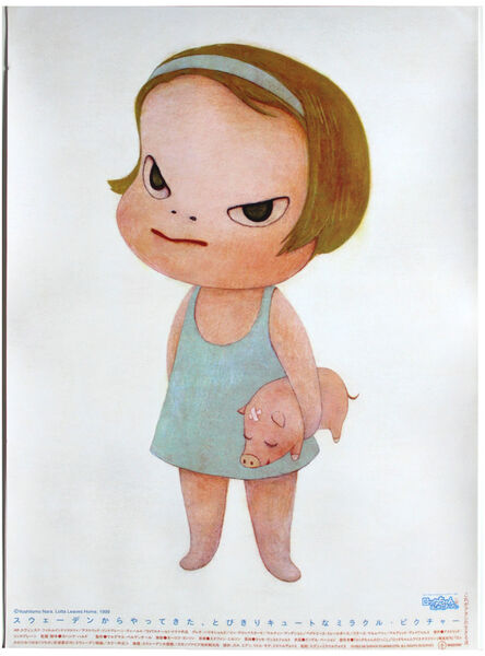 Yoshitomo Nara, ‘Lotta Leaves Home poster’, 1993