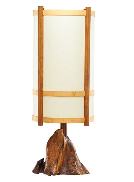 George Nakashima, ‘Table lamp, New Hope, PA’, 1974