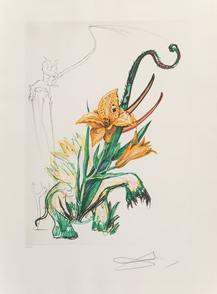Salvador Dalí, ‘Group of Five Works, from Florals’, 1972