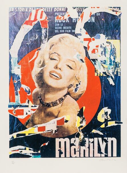 Mimmo Rotella, ‘Marilyn 3’, 1979