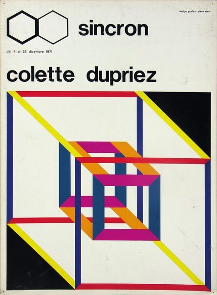Colette Dupriez, ‘Bozzetto Sincron’, 1971