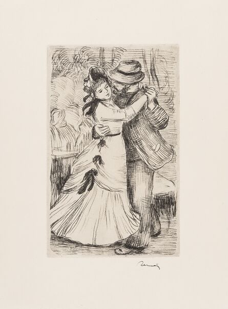 Pierre-Auguste Renoir, ‘La Danse a la Campagne, 2E Palanche (Delteil 2)’, circa 1890