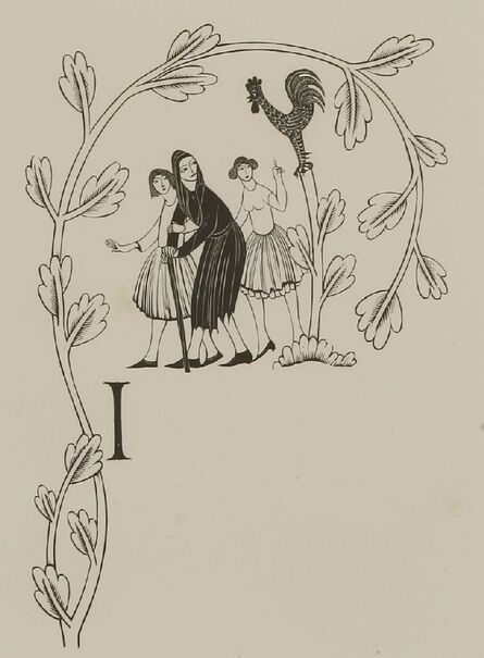 Eric Gill, ‘The Nun's Priest's Tale’, 1934