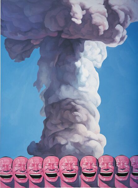 Yue Minjun, ‘Mushroom Cloud’, 2002