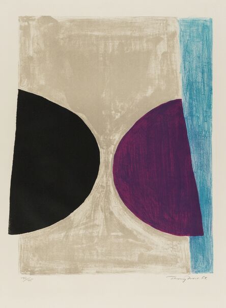 Terry Frost, ‘Black, Purple and Blue (Kemp 46)’, 1969