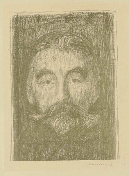 Edvard Munch, ‘Stéphane Mallarmé’, 1897