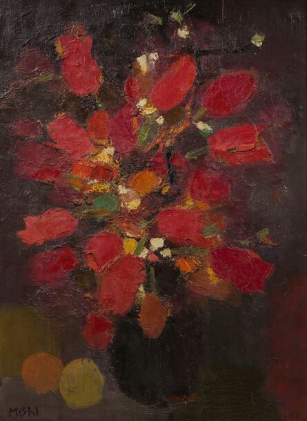 Roger Muhl, ‘Les tulipes rouges’