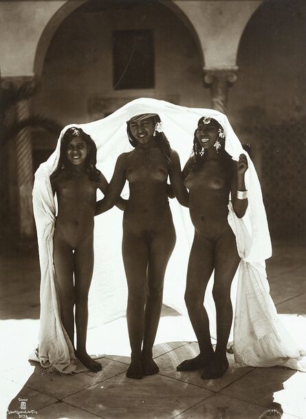 Lehnert and Landrock, ‘Three young nude women’, ca. 1910
