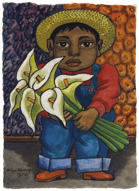 Diego Rivera, ‘Niño con alcatraces’, 1950