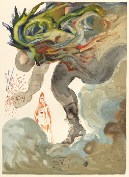 Salvador Dalí, ‘The Divine Comedy Hell Canto 31’, 1974