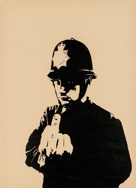 Banksy, ‘Rude Copper’, 2002