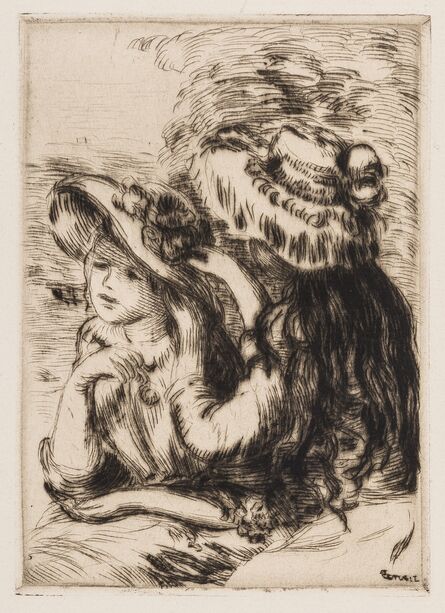 Pierre-Auguste Renoir, ‘Le Chapeau Épinglé (1re Plance) (see Delteil 6, Stella 6)’, 1894-95