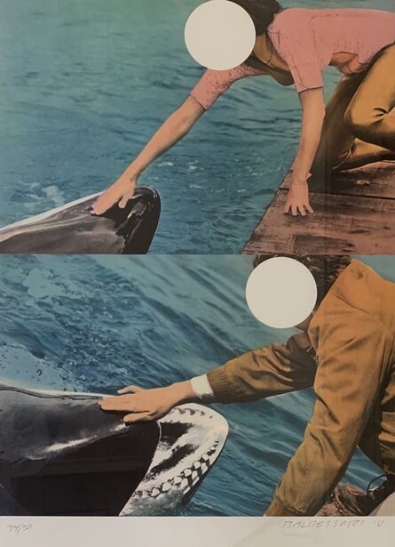 John Baldessari, ‘Two Whales (with People)’, 2010