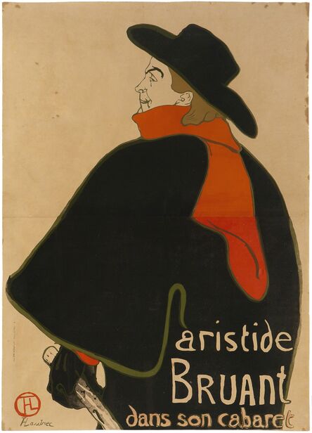 Henri de Toulouse-Lautrec, ‘Aristide Bruant, Dans son Cabaret’, 1893