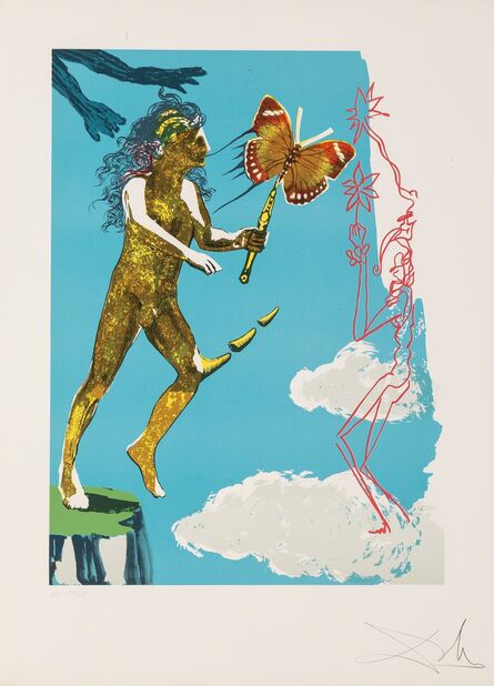 Salvador Dalí, ‘Release of the psychic spirit, from Magic butterfly & the dream’, 1978