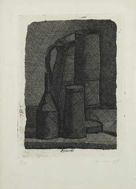 Giorgio Morandi, ‘Natura morta con quattro oggetti’, 1947