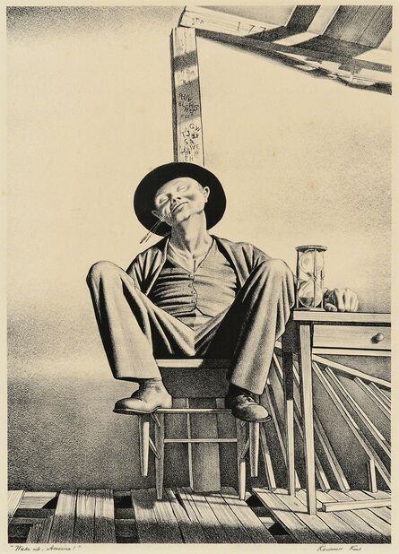 Rockwell Kent, ‘Wake Up, America!, alternatively titled, It's Later Than You Think’, 1945