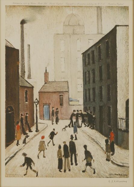 After L S Lowry, ‘Industrial Scene’, 1974