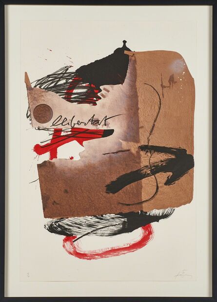 Antoni Tàpies, ‘Arrow’, 1988