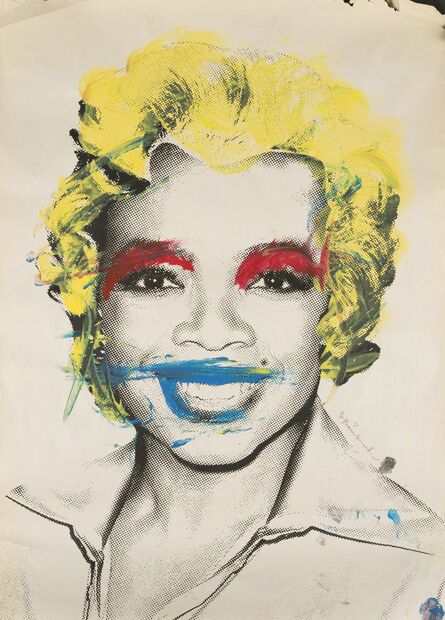 Mr. Brainwash, ‘Oprah (Marilyn Monroe), Blue Lips’
