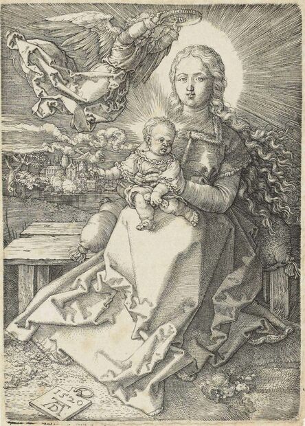 Albrecht Dürer, ‘The Virgin and Child crowned by one Angel’, 1520