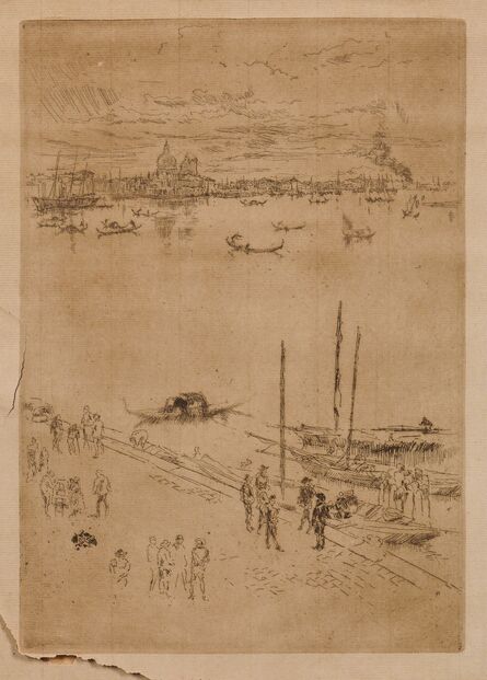 James Abbott McNeill Whistler, ‘Upright Venice’, 1879-80