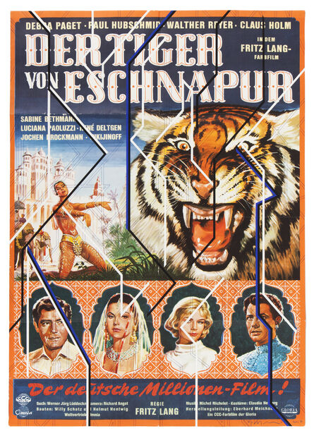 Sarah Morris, ‘Der Tiger von Eschnapur’, 2017