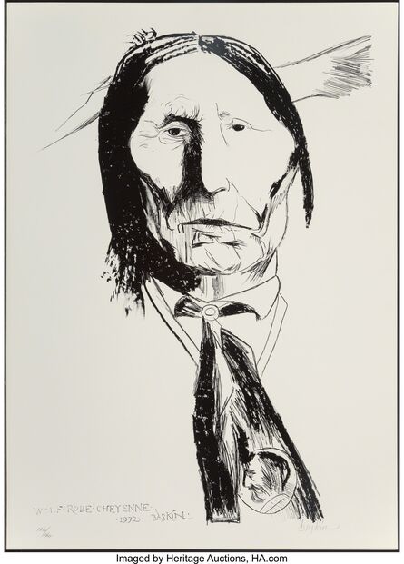 Leonard Baskin, ‘Wolf-Robe-Cheyenne’, 1972