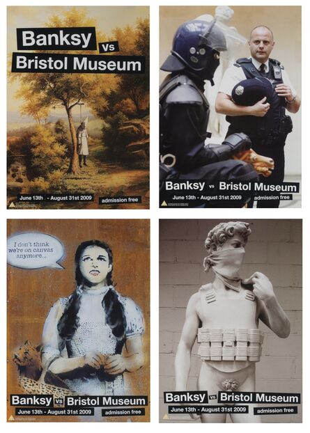 Bristol Museum, ‘Banksy vs. Bristol Museum, posters (four works)’, 2009