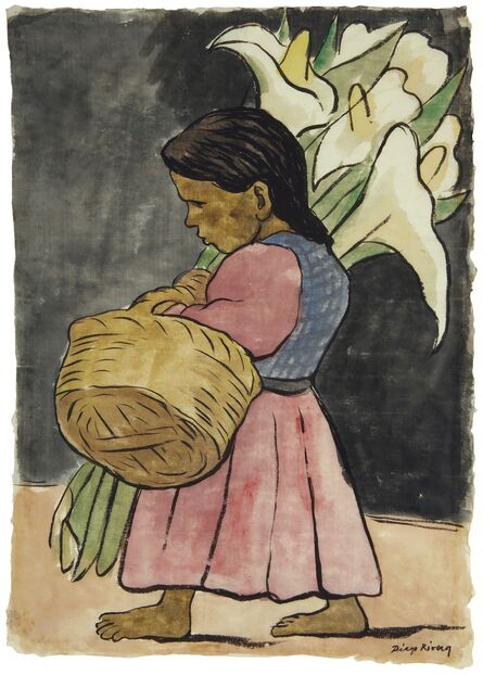Diego Rivera, ‘Niña con alcatraces (also known as Alcatraces)’, circa 1936