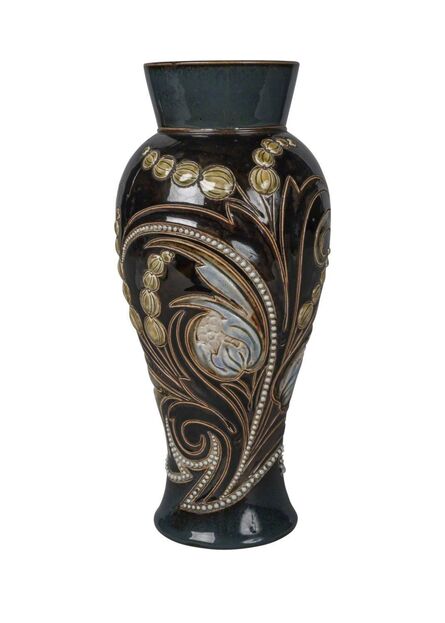 Doulton Lambeth, ‘an Art Nouveau stoneware vase by Eliza Simmance’, c.1895