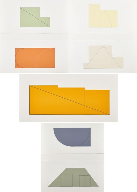 Robert Mangold (b. 1937), ‘Multiple Panel Paintings’, 1973, 1976, 1977