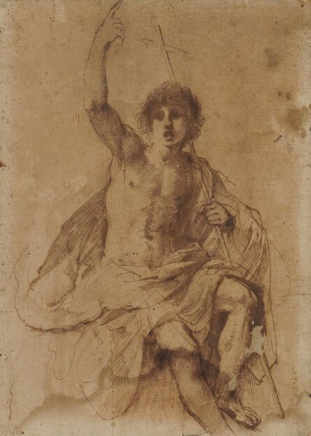Guercino, ‘Study for St. John the Baptist’