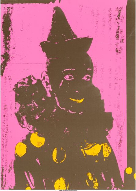 Ford Beckman, ‘Neon Clown (Pink with Orange)’, 1994