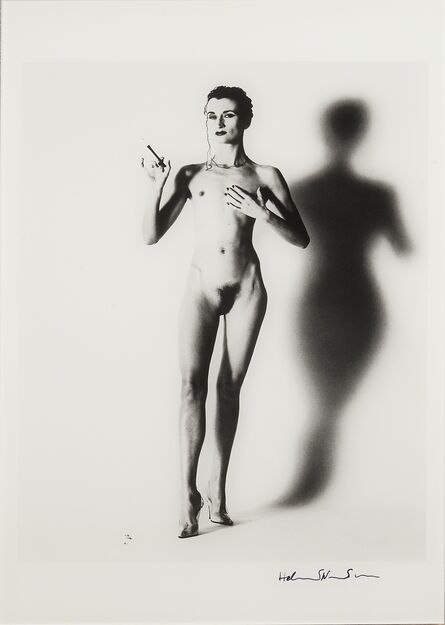 Helmut Newton, ‘Violetta with Monocle’, 1991