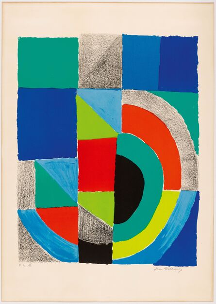 Sonia Delaunay, ‘Carré Rouge’