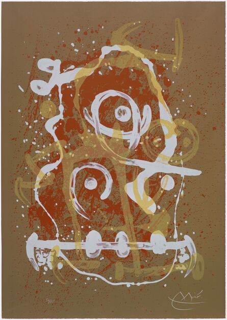 Joan Miró, ‘Chevauchée - Brun’, 1969