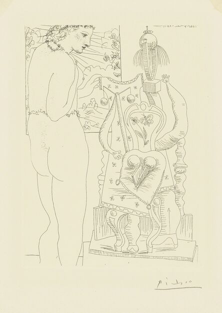 Pablo Picasso, ‘Modèle et sculpture surréaliste, from: La Suite Vollard’, 1933