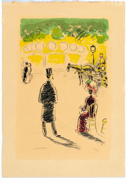 Kees van Dongen, ‘Le carrousel et le fiacre’, 1950