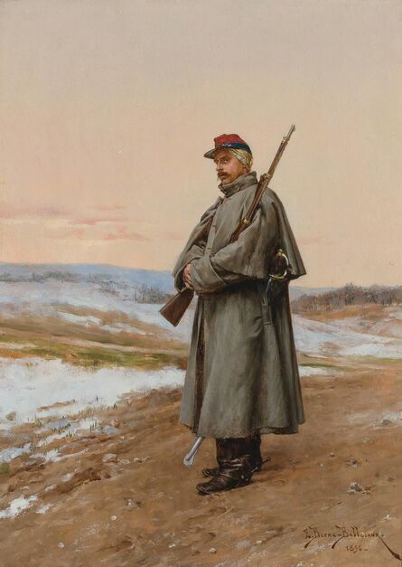 Etienne Prosper Berne-Bellecour, ‘On Patrol’, 1896