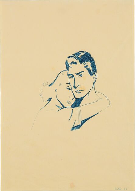 Sigmar Polke, ‘Ohne Titel (Umarmung) (Untitled (Embrace))’, 1963