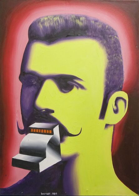 Mark Kostabi, ‘Put Your Money Where Your Mouth Is’, 1984