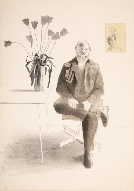 David Hockney, ‘Henry with Tulips, from Friends Series’, 1976