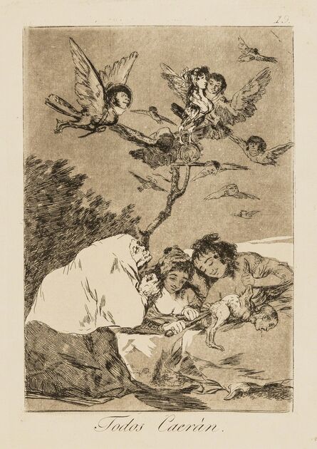 Francisco de Goya, ‘Nine plates from 'Los Caprichos', the Second Edition’