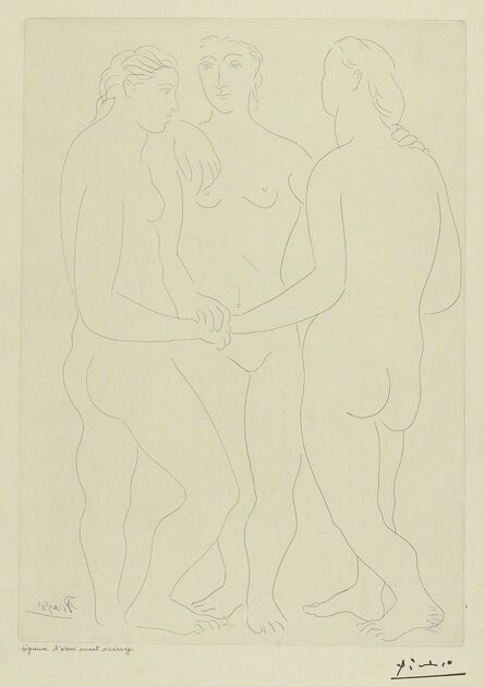 Pablo Picasso, ‘Les Trois amies (Bloch 76; Baer 117)’