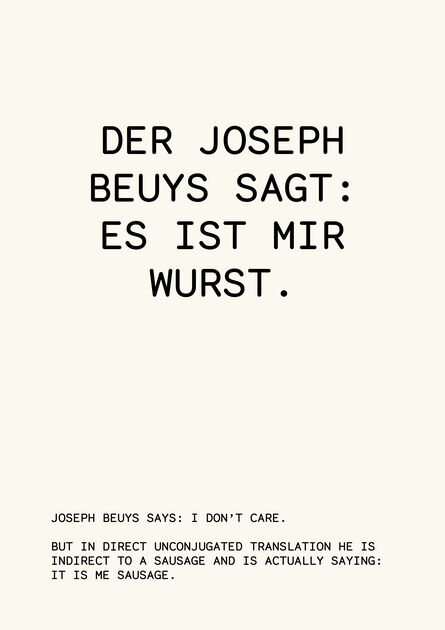 Stine Marie Jacobsen, ‘German for Artists’, 2015
